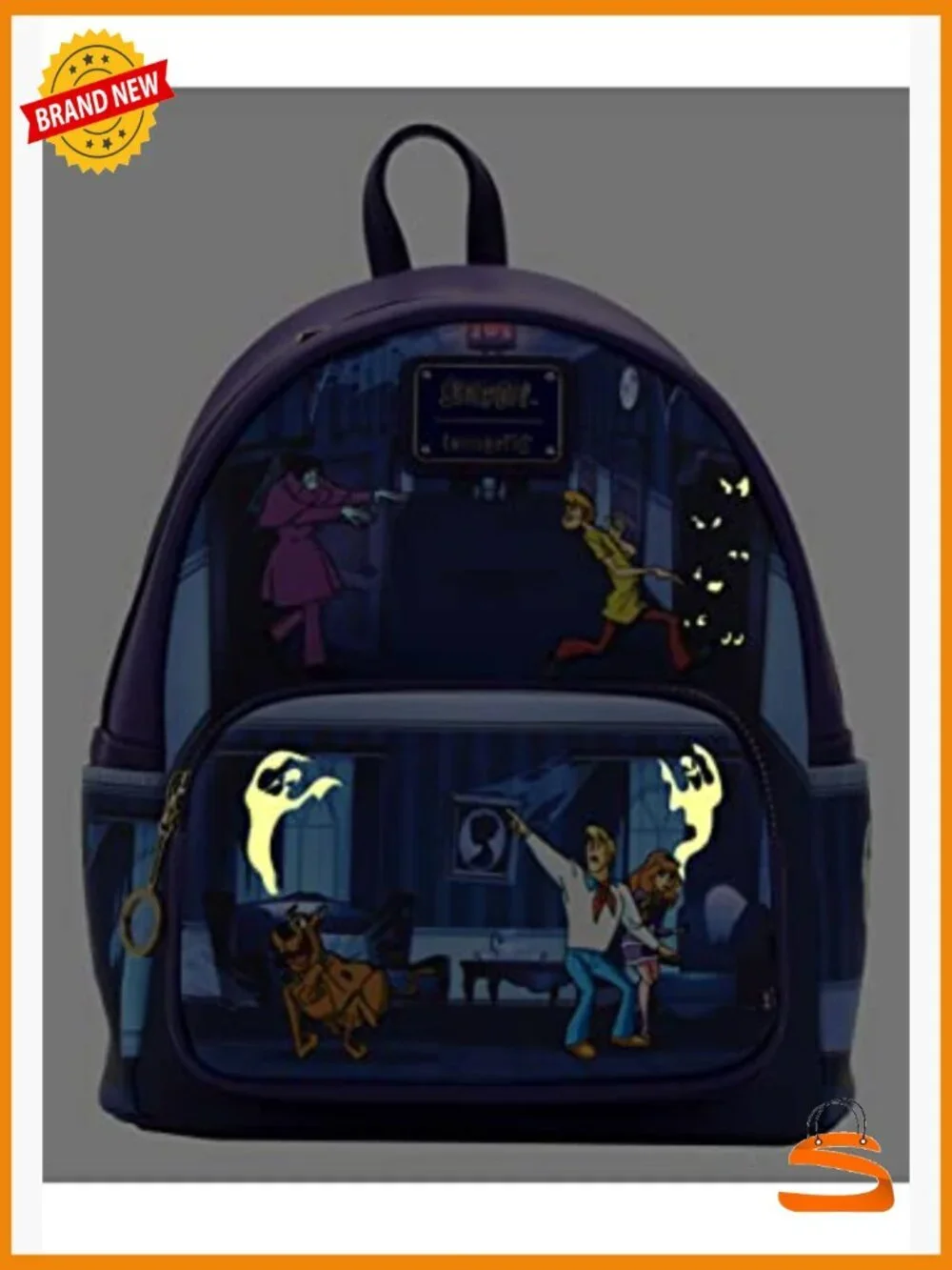 Scooby Doo Mini Backpack with Glow Details